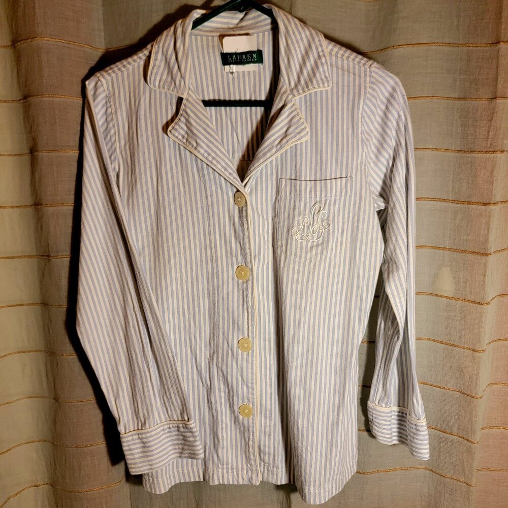 Lauren Ralph Lauren Pajama Button up Shirt